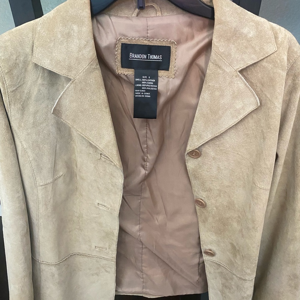 Tan suede jacket